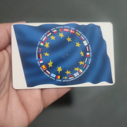 Phone card collectible like new with European Union