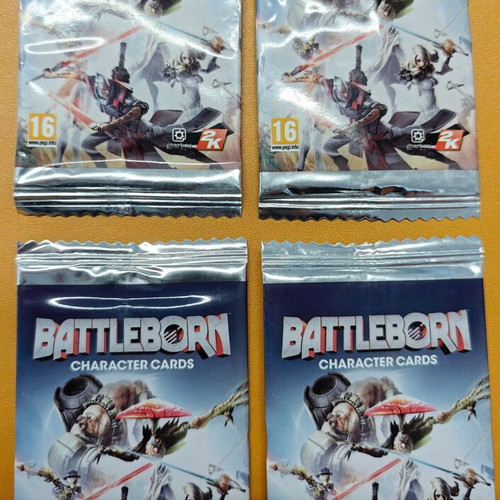 Battleborn Character Cards new sealed pack of 4