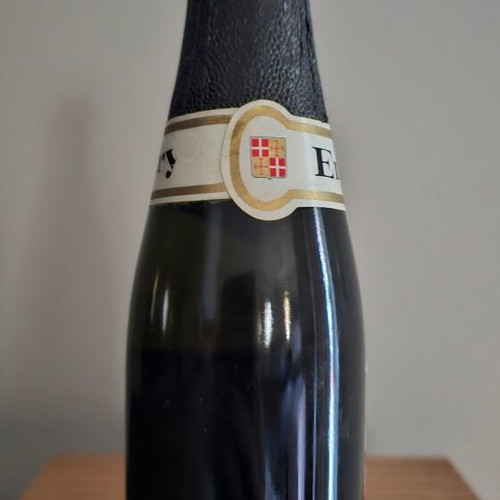 Emery A.E. sparkling wine new, 1960s vintage, sealed