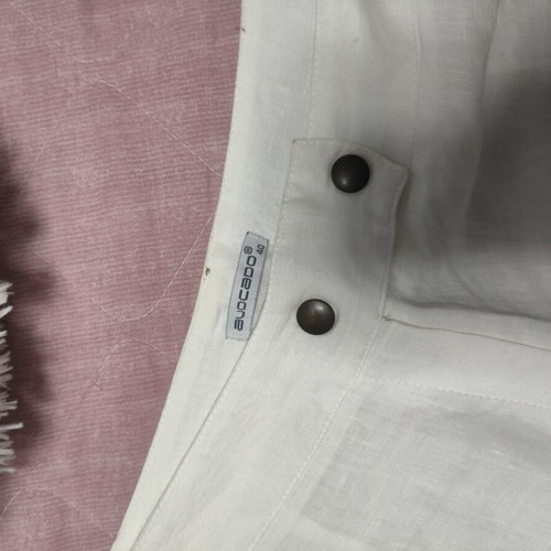 Linen pants white, like new, size L 40 12