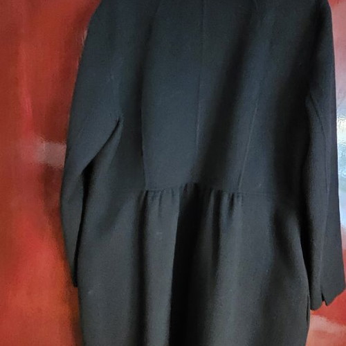 Max Mara women's coat like new, black and blue, size XL
