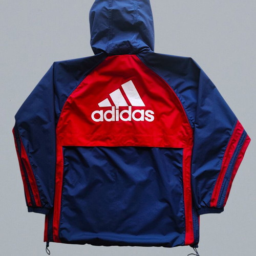 Vintage Bayern Munich x Adidas Hooded Rain Jacket, Like New, Men’s Large