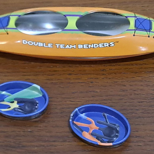 Double Team Kayak Joe Bender like new with magnetic box and Hog Wild figure