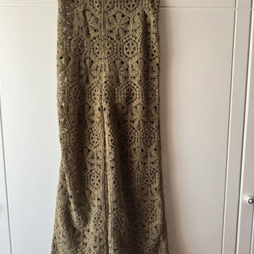 Lace pants H&M like new, black and green, size S