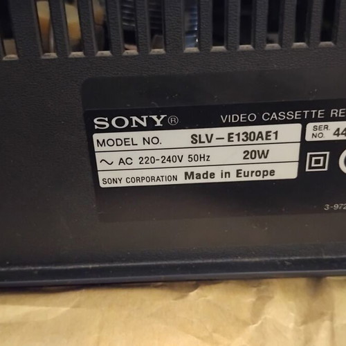 Sony SLV-E130 VHS Video Cassette Recorder (VCR)