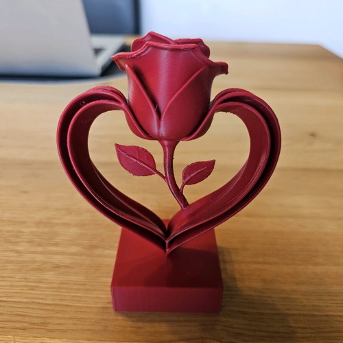 Heart rose red new decorative gift for women