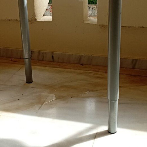 IKEA desk 150 x 75 cm used, white with metal legs