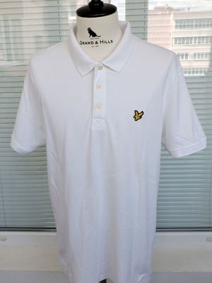 Lyle and Scott Men's White Polo Shirt 100% Cotton Like New