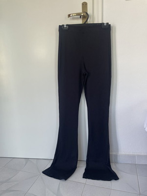 Παντελόνι Topshop μαύρο rib μέγεθος S 36-38 σαν καινούργιο