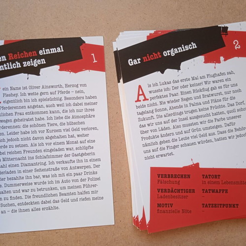 Interpol Ermittelt Board Game for Adults Like New, German Language Learning