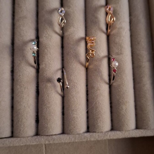 Rings new, assorted colors and designs
