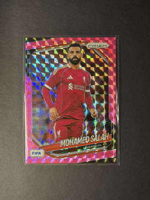 Mohamed Salah 2025-26 Panini Prizm FIFA Pink Mosaic κάρτα #93, Liverpool FC