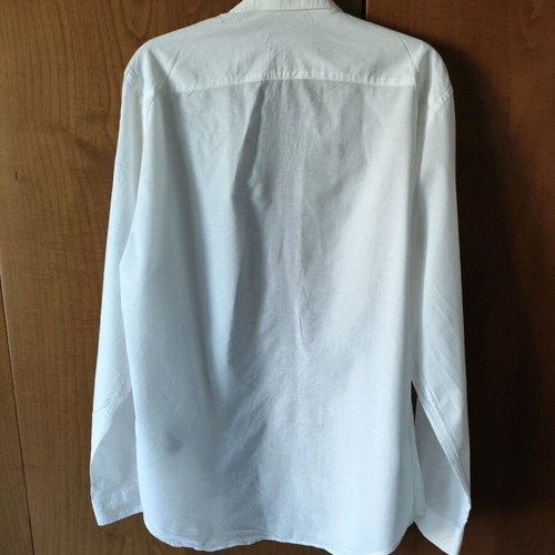 Zara man slim fit white shirt like new, size XL