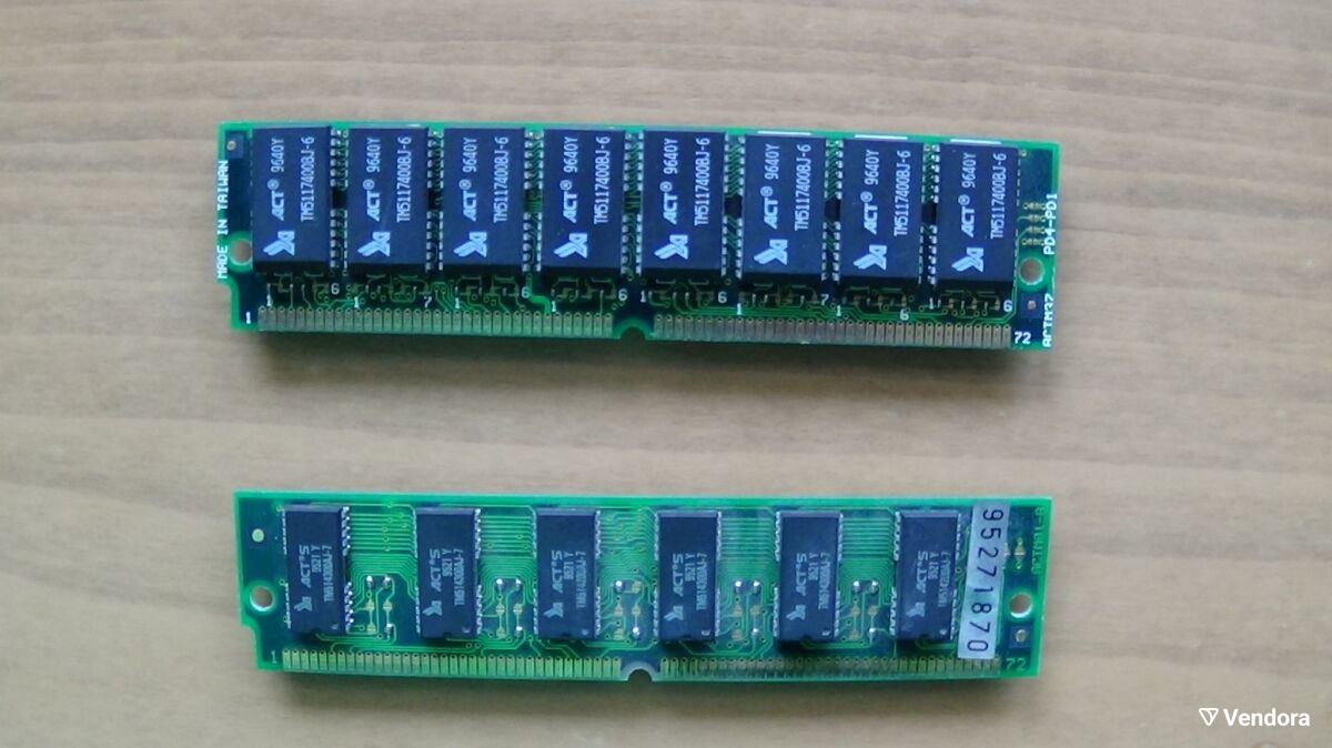 Mb Rasm Μνήμες RAM SIMM ACT 6 MB σαν… - € 10,00 - Vendora.gr
