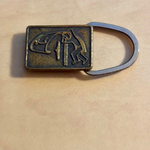 Metal collectible keychain used, rare