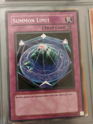 Yu-Gi-Oh card Summon Limit like new