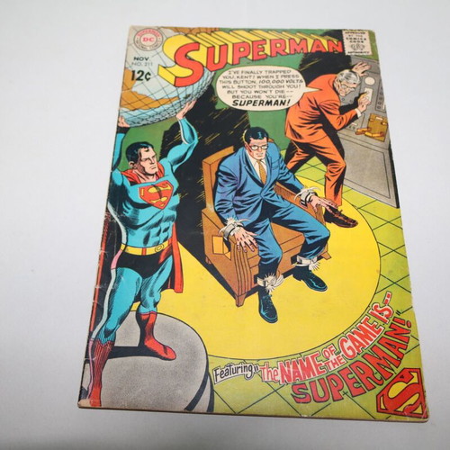 Superman 211 Nov DC comic used, vintage