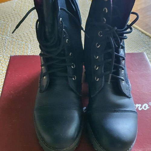 Commanchero Original leather ankle boots like new, black, size 37