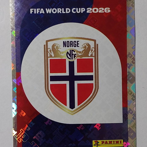FIFA World Cup 2026 Sticker new, NOR1 Emblem Norway