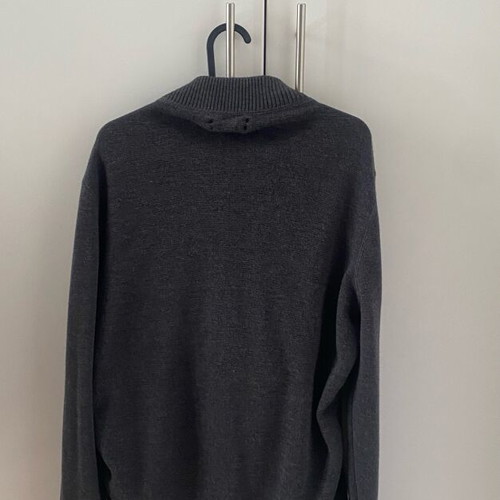 Mango men's cardigan large like new gray