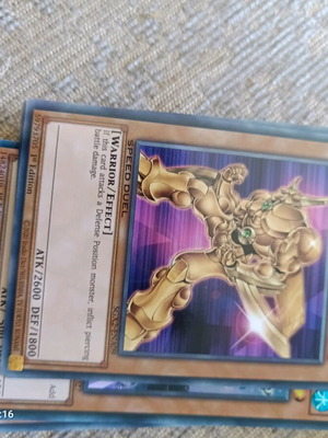 Elemental HERO Bladedge used Yu-Gi-Oh card