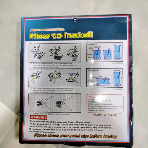 Universal blue racing pedals new