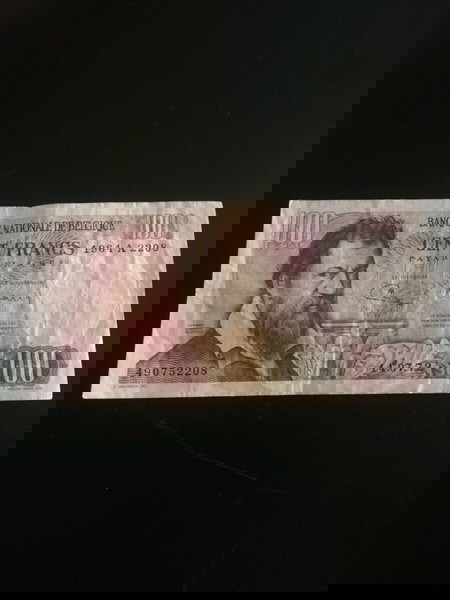 Βελγιο 100 framcs 1972