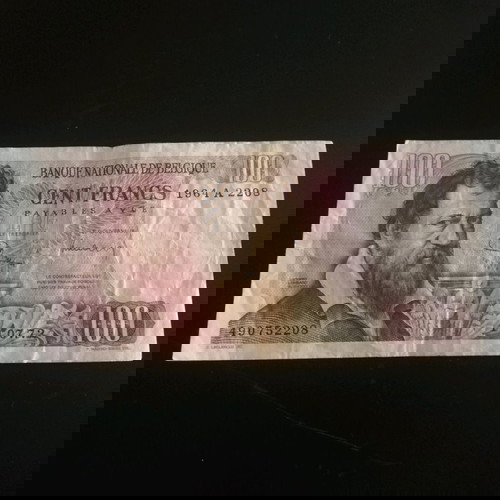 Βελγιο 100 framcs 1972 μεταχειρισμένο χαρτονόμισμα