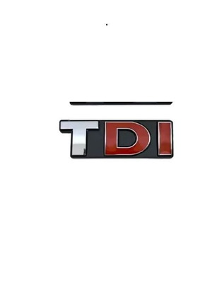 3d TDI metal logo sticker new