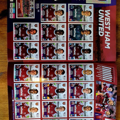 Premier League 2023 Panini album used