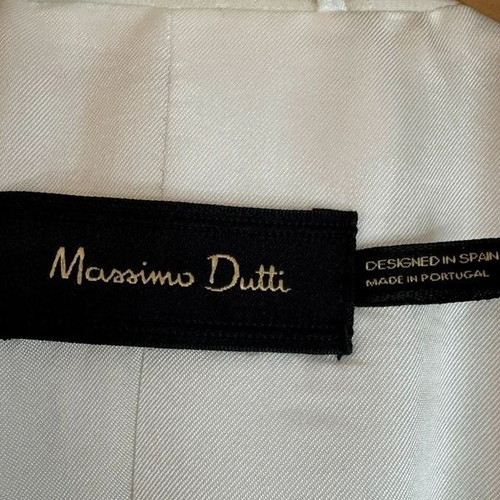 Massimo Dutti white jacket like new, size M