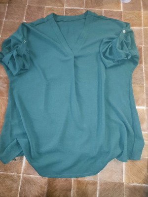 Lycra shirt blouse wide fit like new