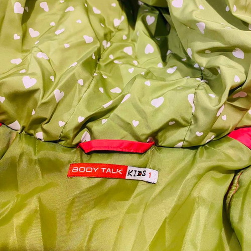 Body talk jacket for 1 year like new with detachable sleeves