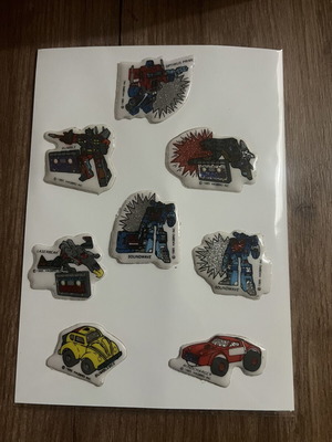 Transformers sticker sheet 1985 like new
