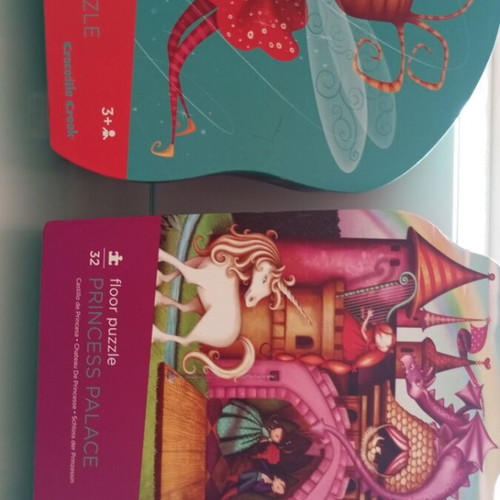Floor puzzles like new, pack of 2, 32 and 36 pieces, 3+ years