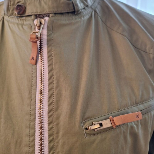 Wesc men's summer jacket like new, light green, cotton