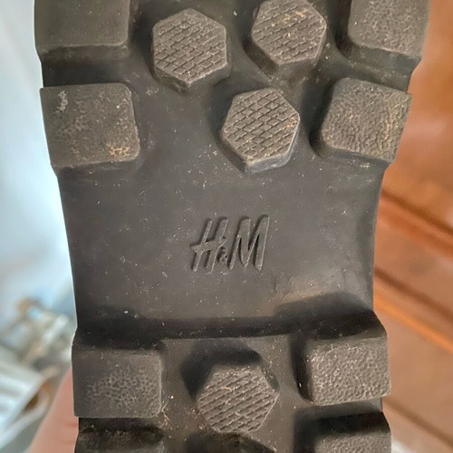 H&M kids boots size 24 like new, black