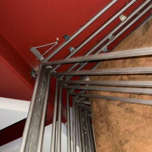 Metal Carpet Rack used, professional heavy-duty for display and storage