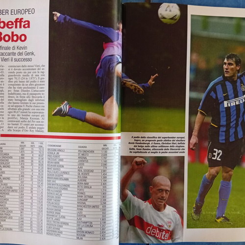 Calcio 2000 Italian Football Magazine August 2003 like new