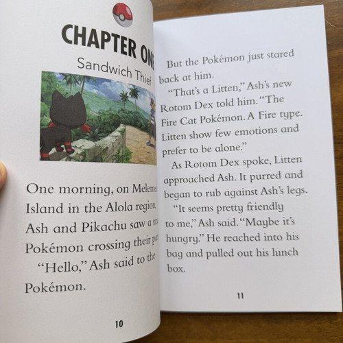 Pokemon Early Reader The Litten Mystery book like new, English