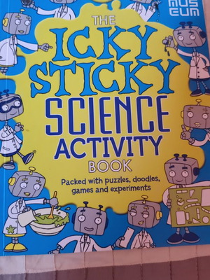The Icky Sticky Science Activity Book new, puzzles and experiments
