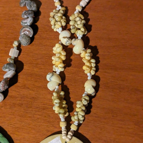 Shell necklaces pack of 3, handmade, summer design