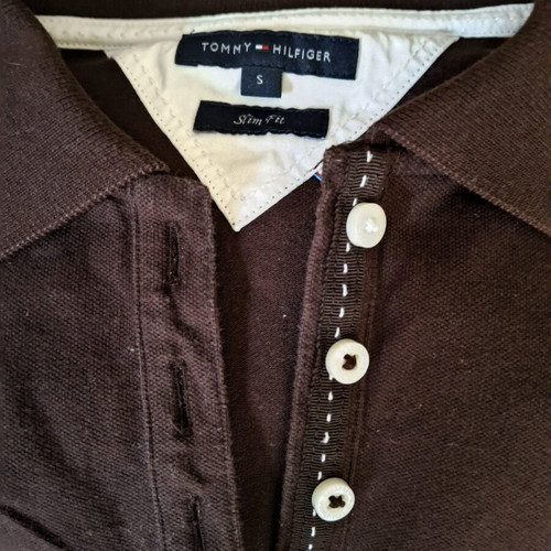 Tommy Hilfiger Polo Shirt women's like new, brown, size S