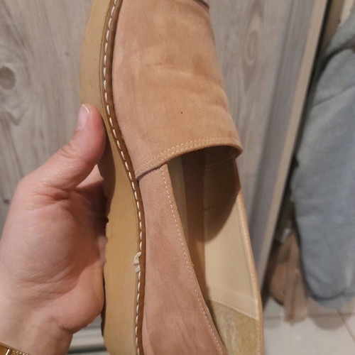 Beatris shoes used, size 37, pink beige suede