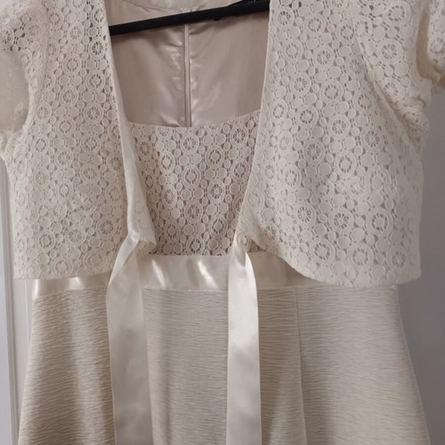 Raxevsky Midi Dress New With Lace And Jacket, Size Large