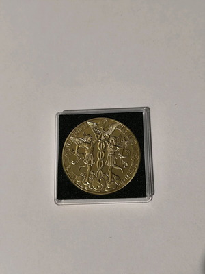 Metal Gemini zodiac coin new, excellent quality