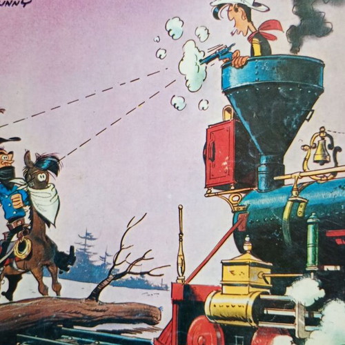 Lucky Luke comics used, pack of 6