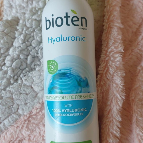 Bioten Hyaluronic deodorant used