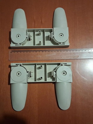 Bases for PC tower case like new, plastic, set of 2 pieces