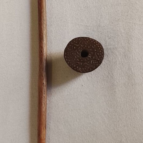 Traditional wooden spindle handmade prewar used from Epirus